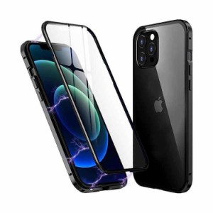 iPhone 14 Pro ケース iPhone 14 Pro Case iPhone 14 Pro 両面ガラスケース スマホケース A [カラー：ブラック] 送料無料 