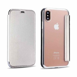 iPhone XS Max ケース iPhone XS Max Case iPhone XS Max 手帳型 スマホケース [カラー：シルバー] 送料無料 電化製品 