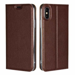 iPhone XS Max ケース iPhone XS Max Case iPhone XS Max 手帳型 スマホケース [カラー：ブラウン] 送料無料 電化製品 