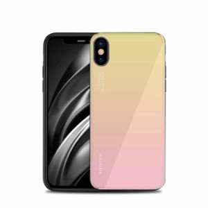 iPhone XS Max ケース iPhone XS Max Case iPhone XS Max スマホケース [カラー：イエロー×ピンク] 送料無料 電化製品 