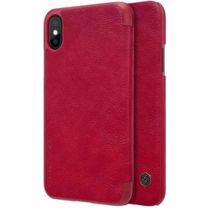 iPhone XS/X ケース iPhone XS/X Case iPhone XS/X 手帳型 財布/カードスロット スマホケース [カラー：レッド] 送料無料 