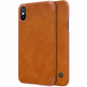 iPhone XS/X ケース iPhone XS/X Case iPhone XS/X 手帳型 スマホケース [カラー：ブラウン] 送料無料 電化製品 