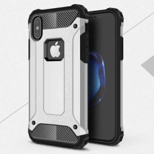 iPhone XS/X ケース iPhone XS/X Case iPhone XS/X 背面型 スマホケース [カラー：シルバー] 送料無料 電化製品 