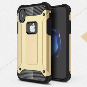 iPhone XS/X ケース iPhone XS/X 背面型 スマホケース [カラー：ゴールド] iPhone XS/X Case 送料無料 電化製品 