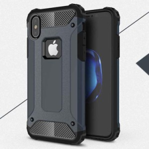 iPhone XS/X ケース iPhone XS/X Case iPhone XS/X 背面型 スマホケース [カラー：ダークブルー] 送料無料 電化製品 