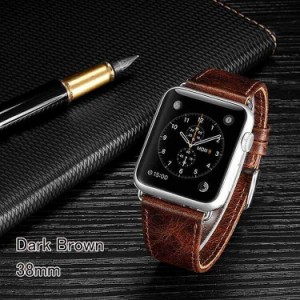 Apple Watch バンド Apple Watch Band Apple Watch band 38mm [カラー：ダークブラウン] 送料無料 電化製品 