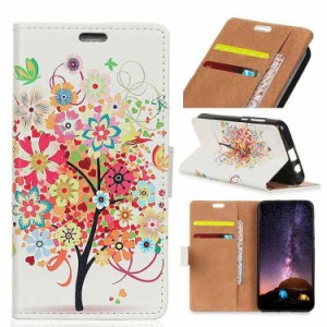 Galaxy S10 ケース Galaxy S10 Case Galaxy S10 手帳型 スマホケース [カラー：Colorful Flowers Tree] 送料無料 電化製品 