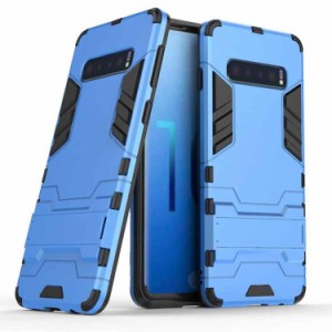 Galaxy S10 ケース Galaxy S10 Case Galaxy S10 スタンド機能付き スマホケース [カラー：ブルー] 送料無料 電化製品 