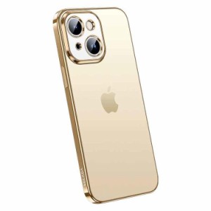 iPhone 14 Plus ケース iPhone 14 Plus スマホケース 強化ガラスフィルム B [カラー：ゴールド] iPhone 14 Plus Case 送料無料 