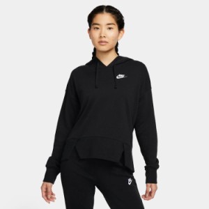 ナイキ NIKE ウィメンズ NSW シーズナル クラブ フリース L/S フーディ [サイズ：S] [カラー：ブラック×ホワイト] #DV5646-010 