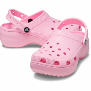 クロックス クラシック プラットフォーム クロッグ ウィメン [サイズ：W6(22.0cm)] [カラー：フラミンゴ] #206750-6S0 CROCS 