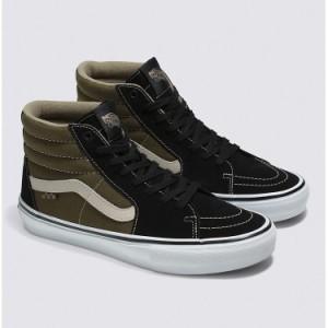 VANS 【日本未発売】バンズ スケート スケートハイ [サイズ：26.5cm(US8.5)] [カラー：ブラック×オリーブ] #VN0A5FCCBKO  2023SS