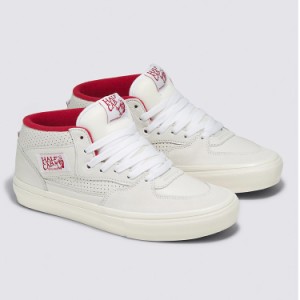 VANS バンズ スケート ハーフキャブ [カラー：ホワイト×レッド] [サイズ：26.0cm(US8.0)]  #VN0A5FCDYF9  2023FW送料無料 靴 