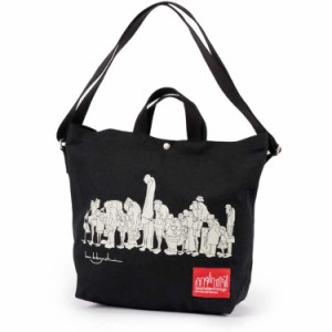 マンハッタンポーテージ MANHATTAN PORTAGE フォート ワドワース ショルダー バッグ M キャンバスアート 2022 [W41/27.5×H34×15cm] #MP