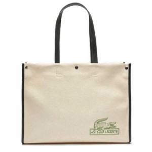 【2023SS】ラコステ ショッピングバッグ トートバッグ [カラー：NATURAL SINO] [サイズ：40×30×16cm] #NF4188TD-L43 LACOSTE 