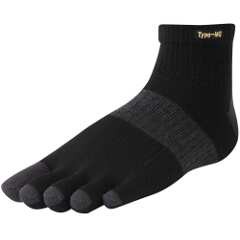 アールエルソックス RXL SOCKS メリノソックス 5本指タイプ Type-MS [サイズ：L(26-28cm)] [カラー：ブラック] #MW-2001-10 