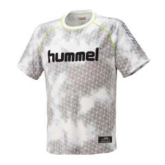 在庫処分 ヒュンメル HUMMEL バスケットボール昇華半袖Tシャツ [サイズ：M] [カラー：ホワイト] #HAPB4016-10 送料無料 
