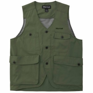 マーモット バーナビーベスト(メンズ) [カラー：スモークカーキ] [サイズ：L] #TOMSJK09-SKH MARMOT 送料無料 Burnaby Vest 