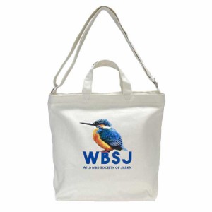 日本野鳥の会 WILD BIRD SOCIETY OF JAPAN キャンバストートバッグ [サイズ：W43×H35×D14cm] #WB1004-OFF スポーツ・アウトドア 