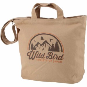 日本野鳥の会 WILD BIRD SOCIETY OF JAPAN キャンバストートバッグ [カラー：ベージュ] [サイズ：W43×H35×D14cm] #WB1004-BE 