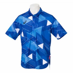 アシックス ASICS ジャポニズムグラフィックポロシャツ [サイズ：M] [カラー：ブルー] #2033A793-400 スポーツ・アウトドア 