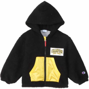 チャンピオン キッズ ボアフーデッドジャケット [サイズ：130cm] [カラー：ブラック] #CKY605-090 CHAMPION 送料無料 