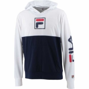 フィラ FILA プルパーカー(メンズ) [サイズ：M] [カラー：ホワイト] #VM5600-01  2023SS送料無料 スポーツ・アウトドア 