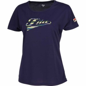 FILA アップリケTシャツ(レディース) [サイズ：M] [カラー：フィラネイビー] #VL2696-20  2023FW送料無料 スポーツ・アウトドア 