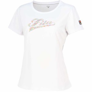 フィラ FILA アップリケTシャツ（レディース) [サイズ：M] [カラー：ホワイト] #VL2808-01  2024SS送料無料 スポーツ・アウトドア 