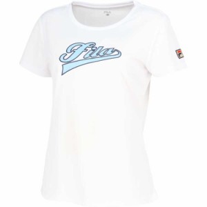 フィラ FILA アップリケTシャツ(レディース) [サイズ：M] [カラー：ホワイト] #VL2866-01 送料無料 スポーツ・アウトドア 