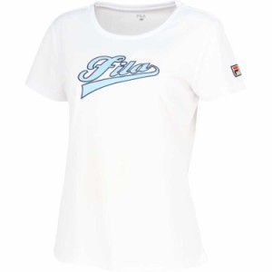 フィラ FILA アップリケTシャツ(レディース) [サイズ：L] [カラー：ホワイト] #VL2866-01 送料無料 スポーツ・アウトドア 