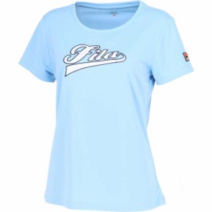 フィラ FILA アップリケTシャツ(レディース) [サイズ：L] [カラー：ペールブルー] #VL2866-10A 送料無料 スポーツ・アウトドア 