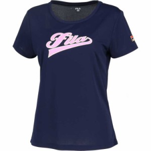 FILA アップリケTシャツ(レディース) [サイズ：L] [カラー：フィラネイビー] #VL2866-20 送料無料 スポーツ・アウトドア 
