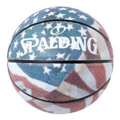 スポルディング SPALDING スターズアンドストライプス アメリカ国旗 星条旗 ラバー バスケットボール 7号球 #84-320J 