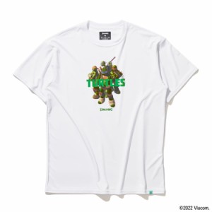 スポルディング SPALDING Tシャツ(メンズ) タートルズキャラクターズ [サイズ：M] [カラー：ホワイト×グリーン] #SMT22143T 