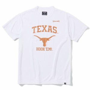 スポルディング SPALDING Tシャツ(メンズ) テキサスロゴ HOOK EM [サイズ：M] [カラー：ホワイト] #SMT23043TX 送料無料 