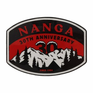 NANGA ナンガ 30イヤー アニバーサリー ステッカー [カラー：レッド×ブラック] #NA24543G506Z 送料無料 スポーツ・アウトドア 