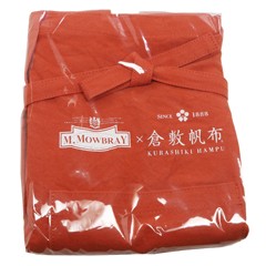 在庫処分 M.モゥブレィ M.MOWBRAY X 倉敷帆布エプロン [カラー：オレンジ] M.MOWBRAY 送料無料 日用品・生活雑貨 