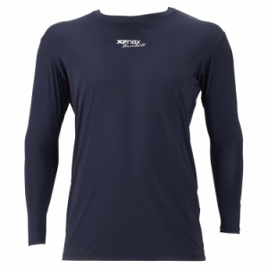 ザナックス XANAX コンプリートアンダーシャツ２　ローネック長袖 [カラー：ネイビー] [サイズ：S] #BUS762-50 送料無料 