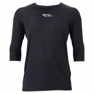 ザナックス コンプリートアンダーシャツ２　ローネック七分袖 [カラー：ブラック] [サイズ：L] #BUS772-90 XANAX 送料無料 