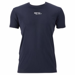 ザナックス XANAX コンプリートアンダーシャツ２　ローネック半袖 [カラー：ネイビー] [サイズ：S] #BUS862-50 送料無料 