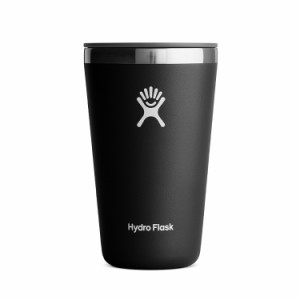 ハイドロフラスク HYDRO FLASK 16oz オールアラウンド タンブラー [容量：473ml] [カラー：ブラック] #8901170032221 