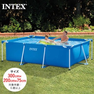 【送料無料】 INTEX インテックス ビニールプール 大型 家庭用プール 長方形フレームプール キッズ 大人用 28272 2021 SUMMER 組み立てフ