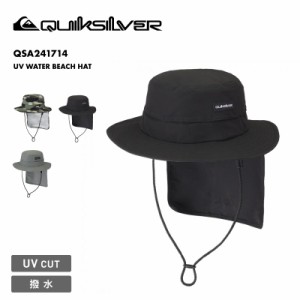 QUIKSILVER/クイックシルバー メンズ ビーチハット UV WATER BEACH HAT 2024 SPRING QSA241714 帽子 サーフハット UVカット 紫外線対策 