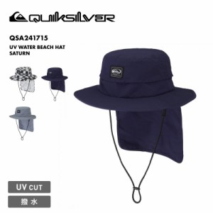 QUIKSILVER/クイックシルバー メンズ ビーチハット UV WATER BEACH HAT SATURN 2024 SPRING QSA241715 帽子 サーフハット UVカット 紫外
