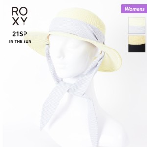 ROXY ロキシー ハット 帽子 レディース RHT211326 麦わら帽子 ぼうし リボン付き ストローハット アウトドア 紫外線対策 女性用 送料無料