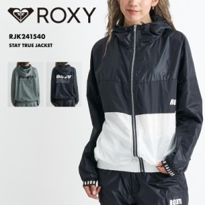 ROXY/ロキシー レディースナイロンジャケット STAY TRUE JACKET 2024 SPRING FITNESS RJK241540 撥水加工 撥水ジャケット フード付き 長