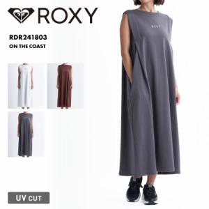 ROXY/ロキシー レディース UVCUT ワンピース ON THE COAST 2024 SPRING RDR241803 Aライン ロングワンピース 体型カバー ポケット付き UV