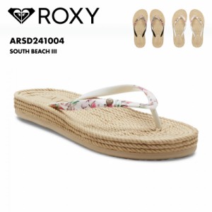 ROXY/ロキシー レディース ビーチサンダル SOUTH BEACH III 2024 SPRING ARSD241004 シンプル ビーサン サンダル ビーチ ロゴ ブランド 