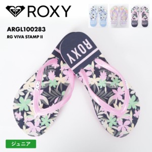 ROXY/ロキシー キッズ ビーチサンダル RG VIVA STAMP II 2024 SPRING ARGL100283 シンプル ビーサン サンダル ビーチ ロゴ ブランド おし